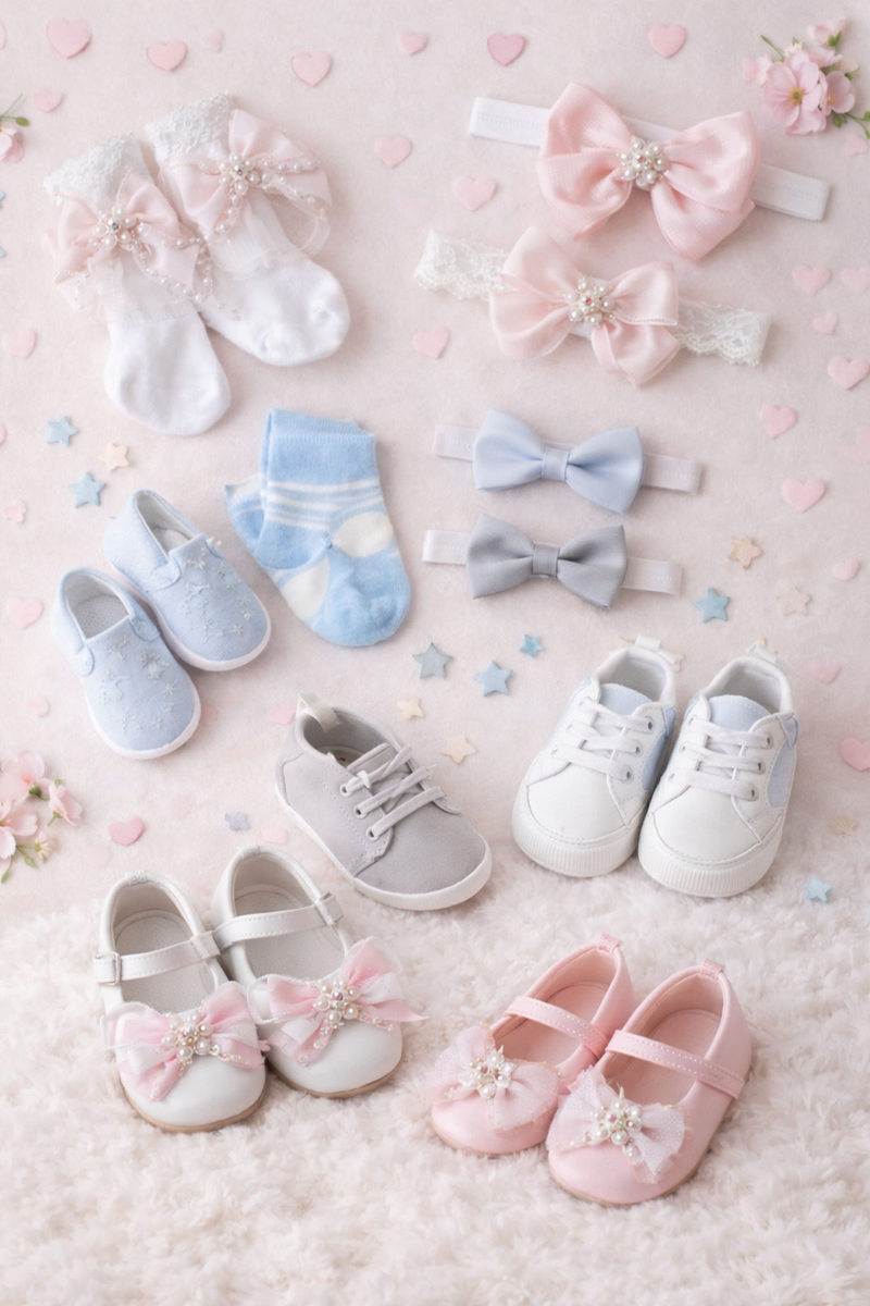 Baby Accessories UK | Soft Socks, Shoes & Headbands