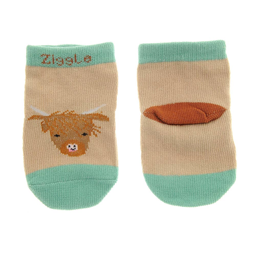 Highland Cow Leggings and Socks Set: Highland Cow