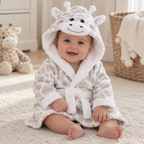 Giraffe Plush Fleece Hooded Baby Dressing Gown
