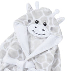 Giraffe Plush Fleece Hooded Baby Dressing Gown