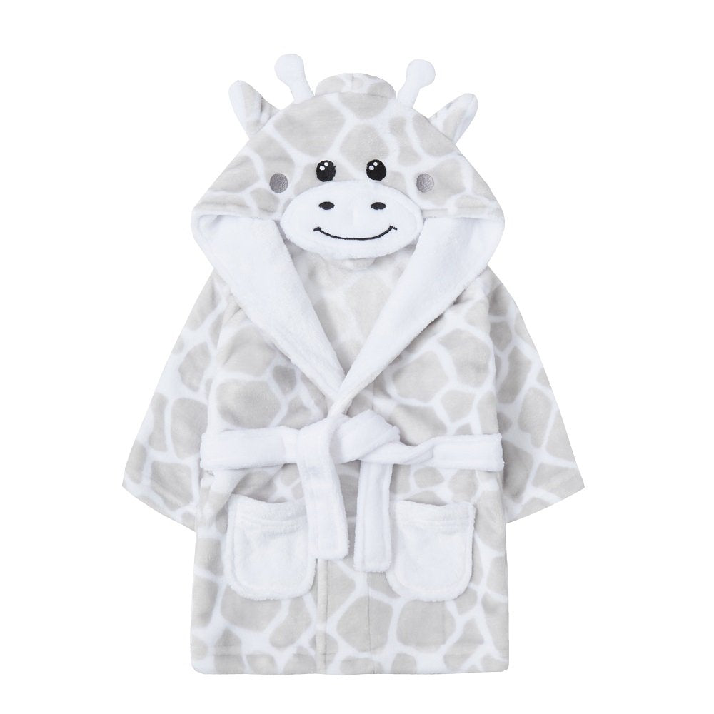 Giraffe Plush Fleece Hooded Baby Dressing Gown