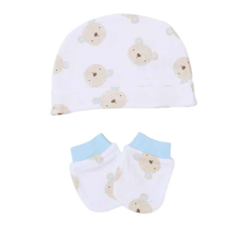 Baby Bear 5 Piece Newborn Gift Set – Sky Blue