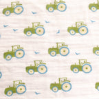 Ziggle Baby Muslin Set - Dinosaurs, Dogs & Tractors