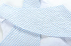 Lil Cactus Blue Striped Swing Top & Ruffle Bloomers set - 3-6 months