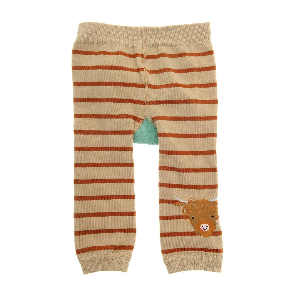 Highland Cow Leggings and Socks Set: Highland Cow