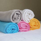 Bright Bots Cellular Baby Blanket 100% Cotton: Bright Pink