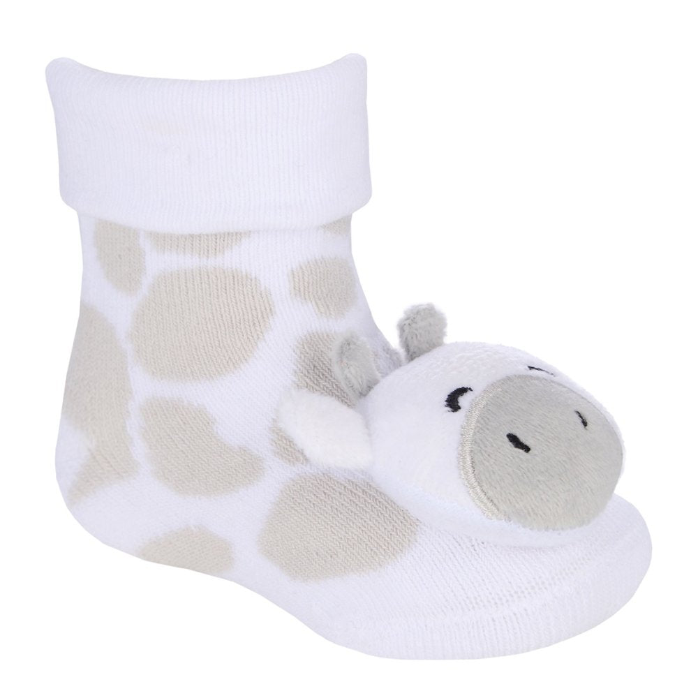 Giraffe Baby Rattle Socks