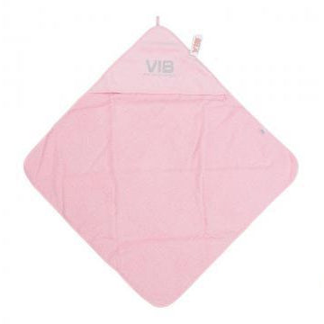 Very Important Baby Embroidered Pink Hooded Towel