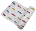 NEWCASTLE CLASSICS Vintage Cars - Natural Bamboo Muslin Swaddle - AdoraBaby