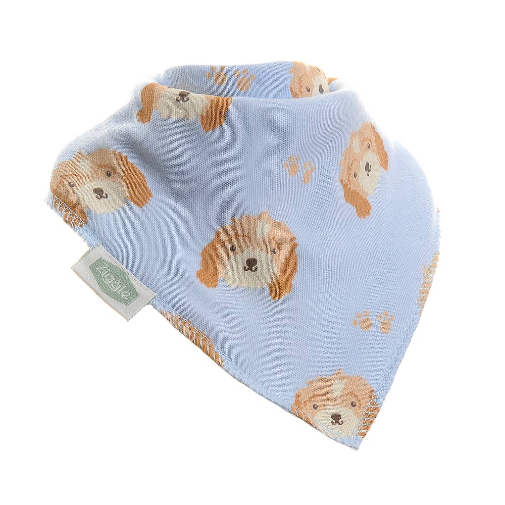 Cockapoo puppy print bib