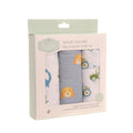 Ziggle Baby Muslin Set - Dinosaurs, Dogs & Tractors