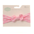 Pink and White Hearts Print Bow Baby Headband