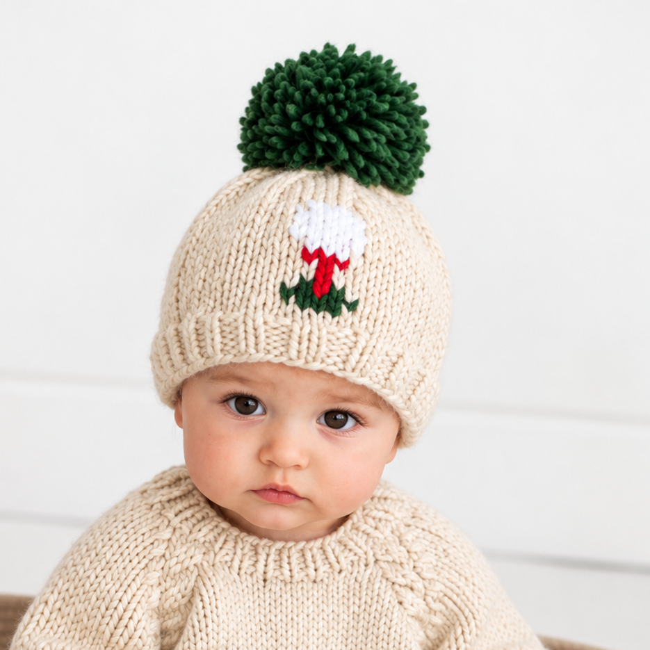Huggalugs Baby Golf Bobble Beanie Hat