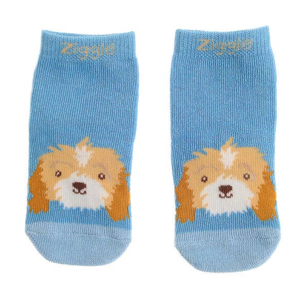 Ziggle Baby Blue Cockapoo Leggings and Socks Set