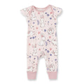 TESA BABE Tesa Babe Pink Easter Bunny Flutter Sleeve Romper -adorababy.co.uk