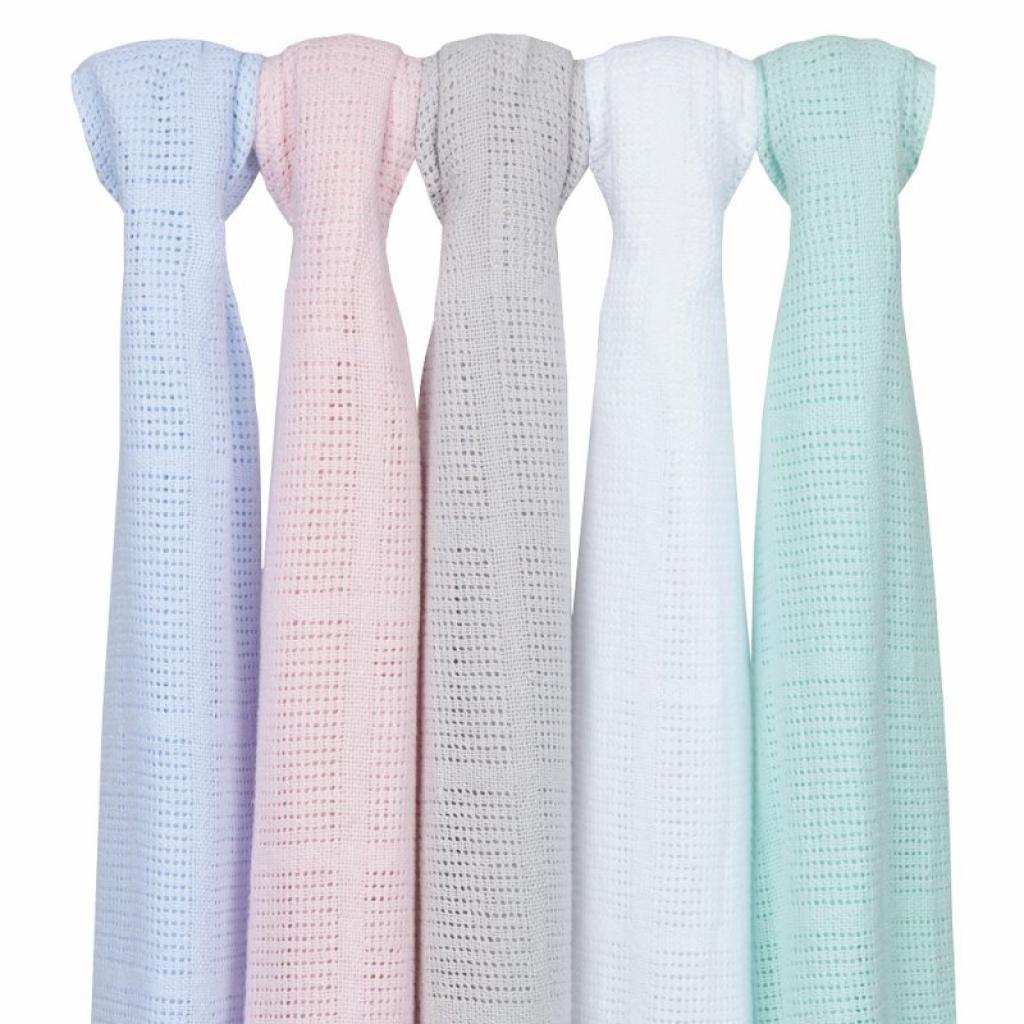 100% Cotton soft cellular baby blanket - Adorababy.co.uk