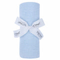 sky blue cellular cotton newborn baby blanket - Adorababy.co.uk
