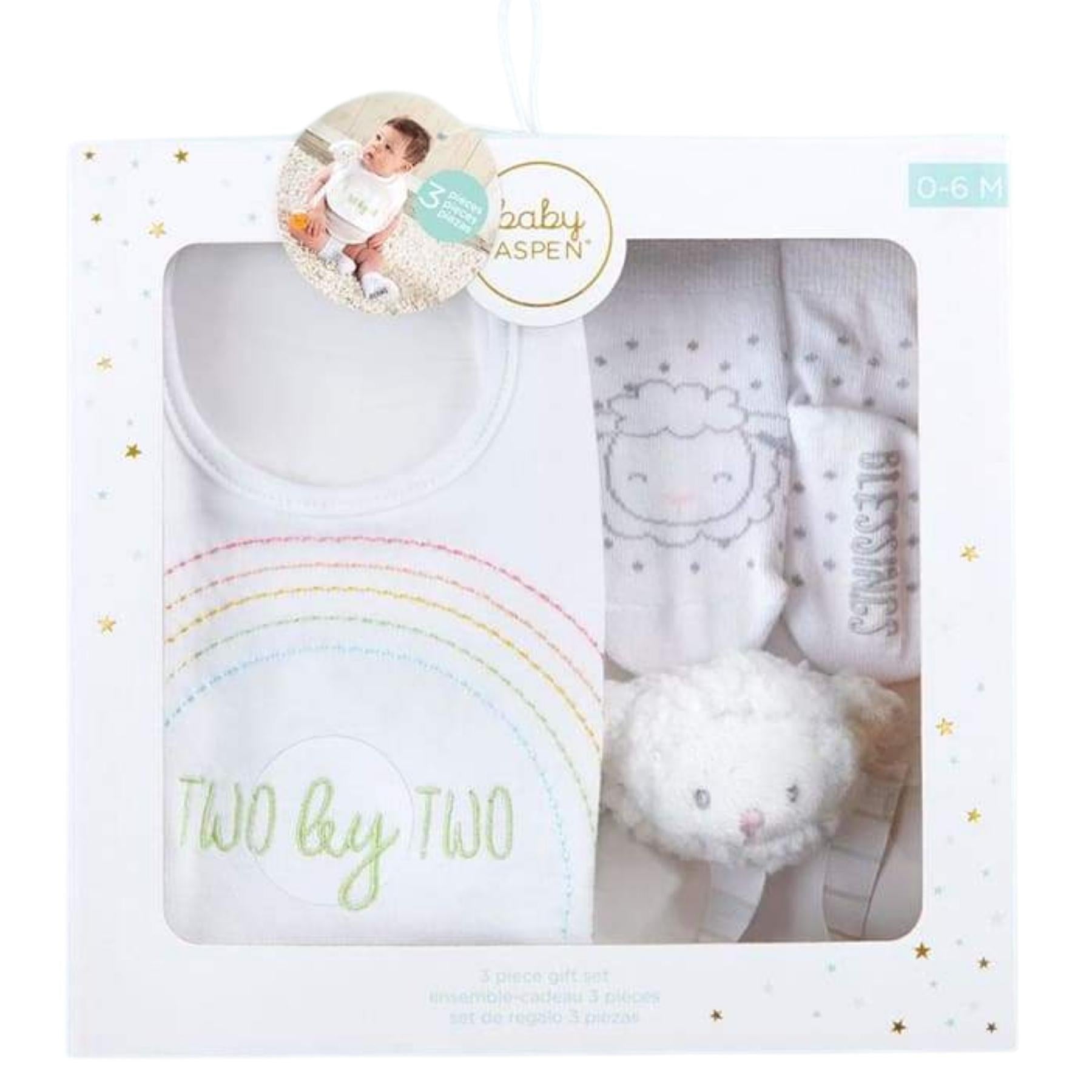 BABY ASPEN Baby Aspen Noah's Ark 3 Piece Gift Set - The Baby Place