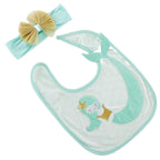 BABY ASPEN Baby Aspen Simply Enchanted Mermaid Bib & Headband Set - AdoraBaby