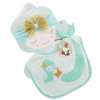 BABY ASPEN Baby Aspen Simply Enchanted Mermaid Bib & Headband Set - AdoraBaby