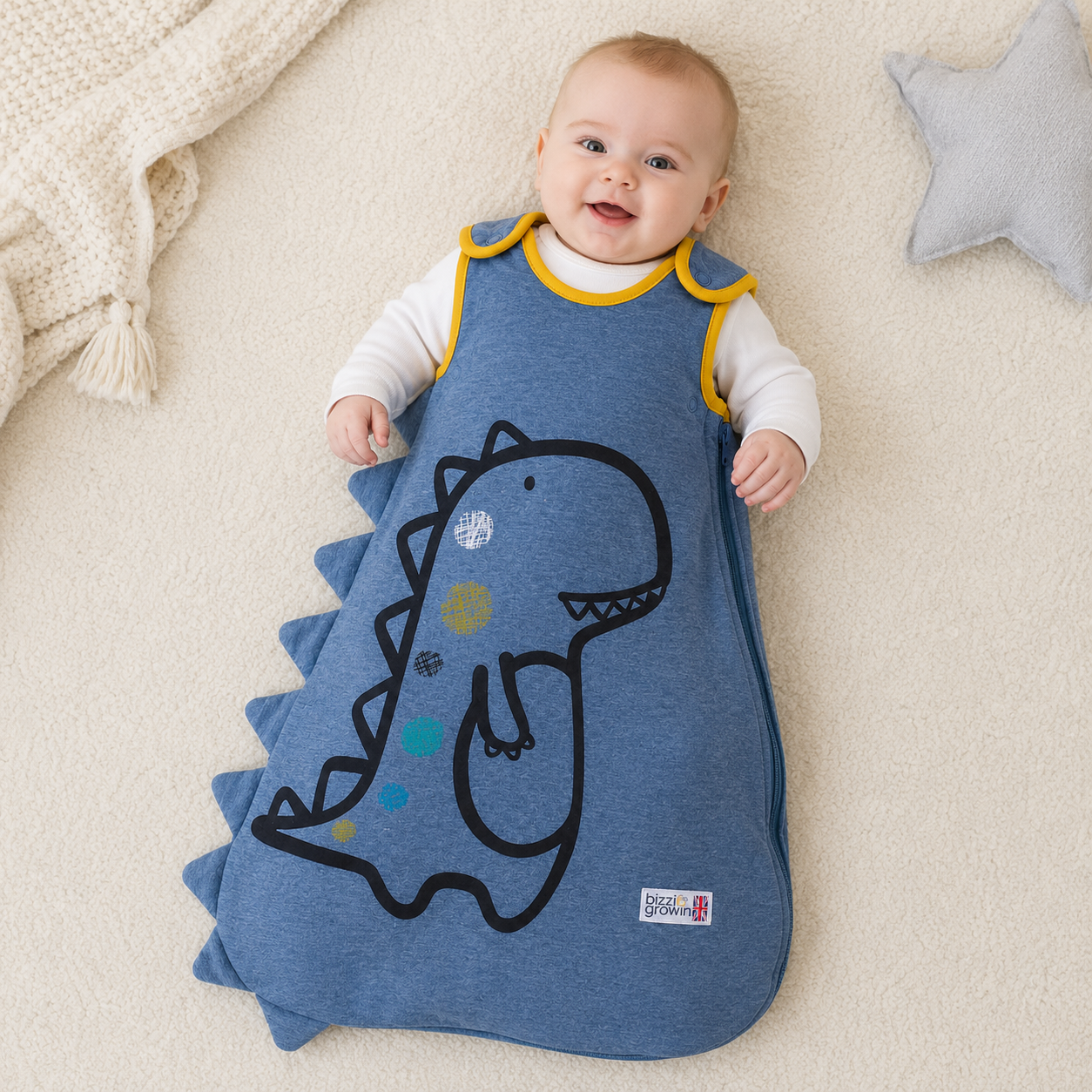 Bizzi Growin Tony T-Rex 2.5 Tog Baby Sleeping Bag