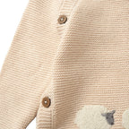 Baby Neutral Knitted Sheep Jumper & Leggings Set