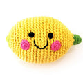 PEBBLE Friendly Fruit Crochet Cotton Little Lemon Baby Rattle - The Baby Place