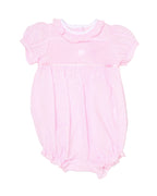 AdoraBaby.co.uk - pink ruffled baby girl summer romper
