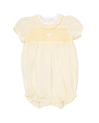Rockabye Baby Smocked Ruffle Daisy Romper