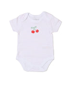 Super Sweet Cherries Design 5 Piece Baby Layette Gift Set