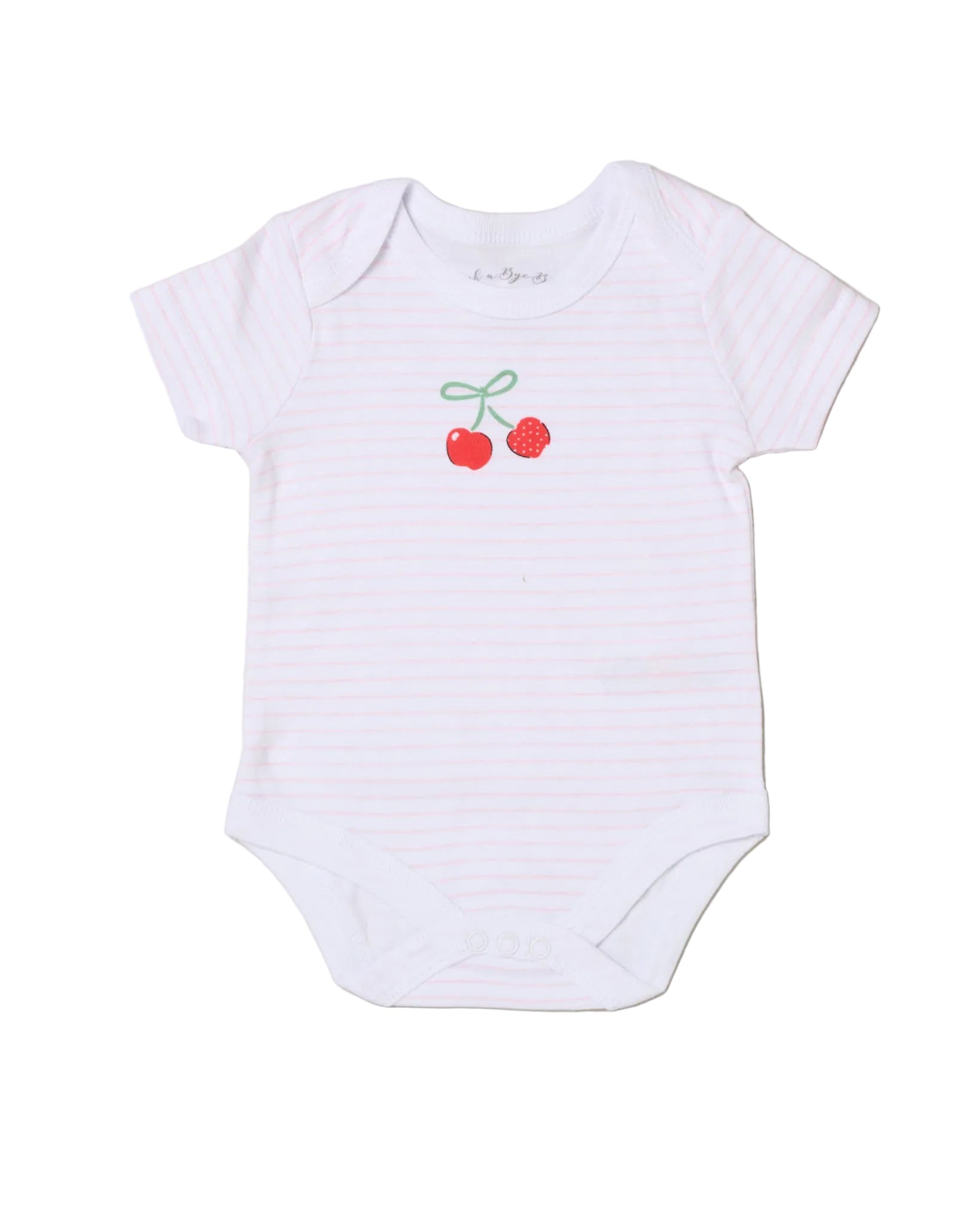 Super Sweet Cherries Design 5 Piece Baby Layette Gift Set