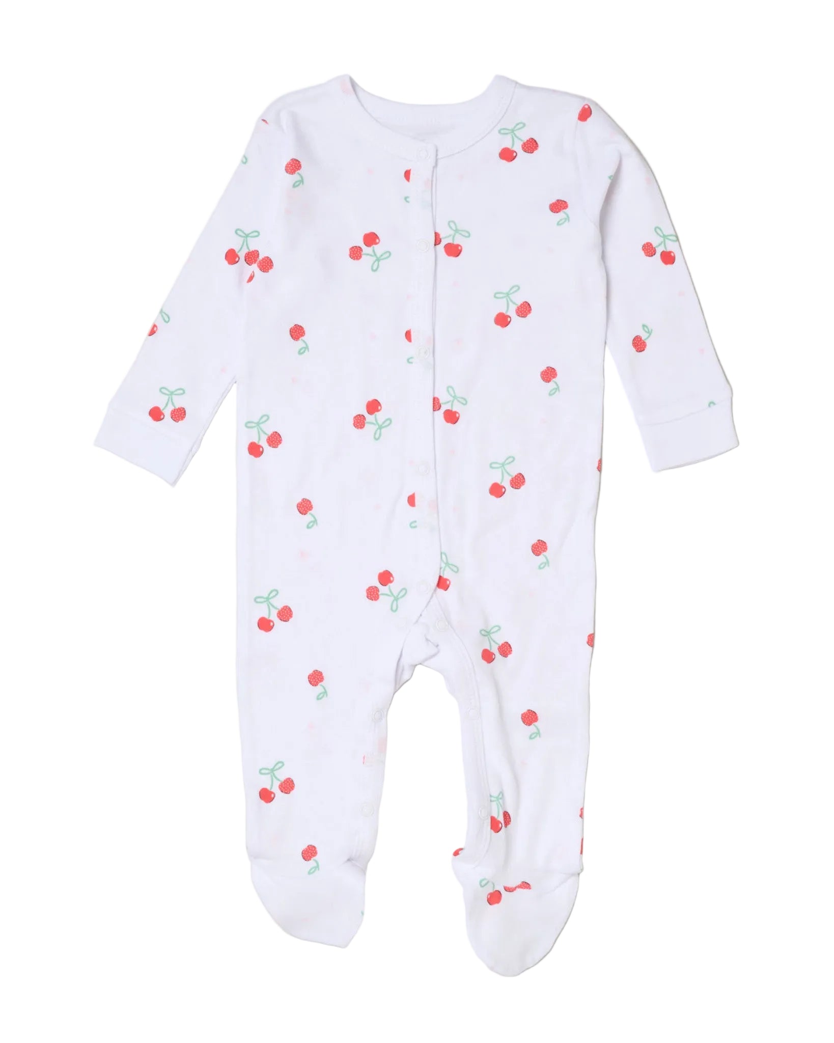 Super Sweet Cherries Design 5 Piece Baby Layette Gift Set