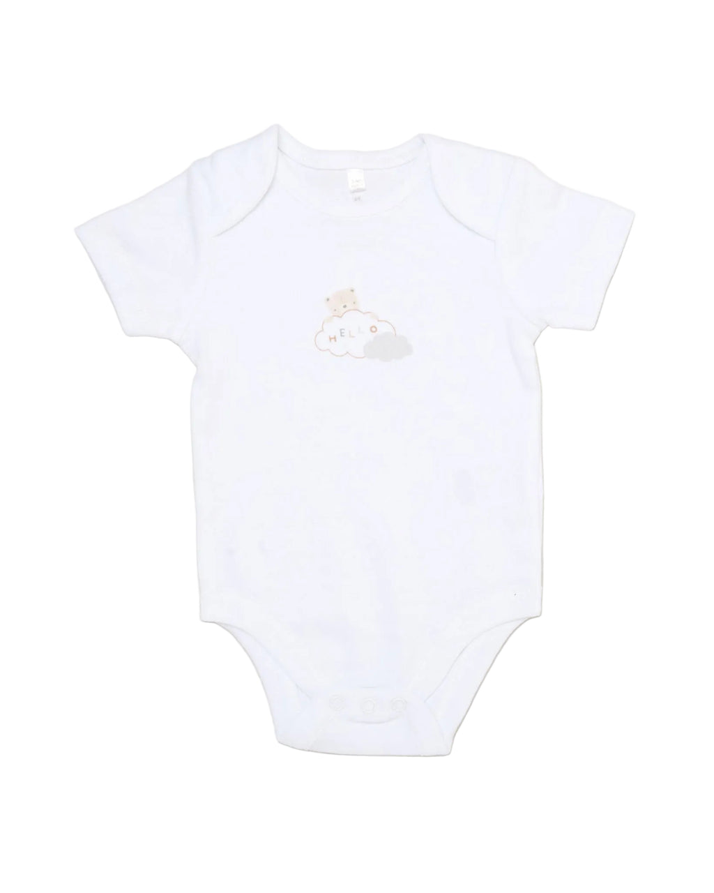 White Cotton 10 Piece Little Bear Baby Layette Gift Set