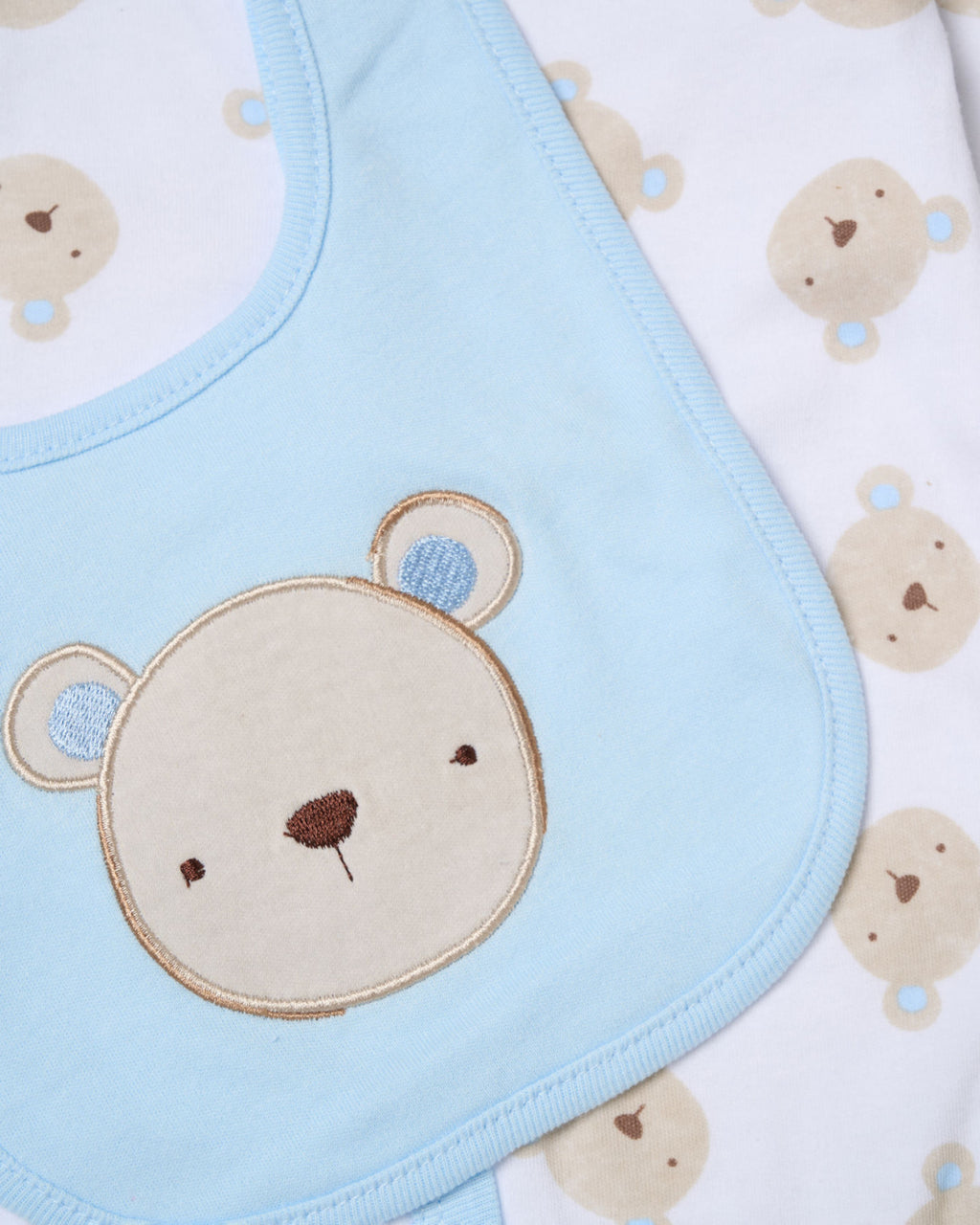 Baby Bear 5 Piece Newborn Gift Set in Sky Blue | Baby Boy Gift Set | Adorababy.co.uk