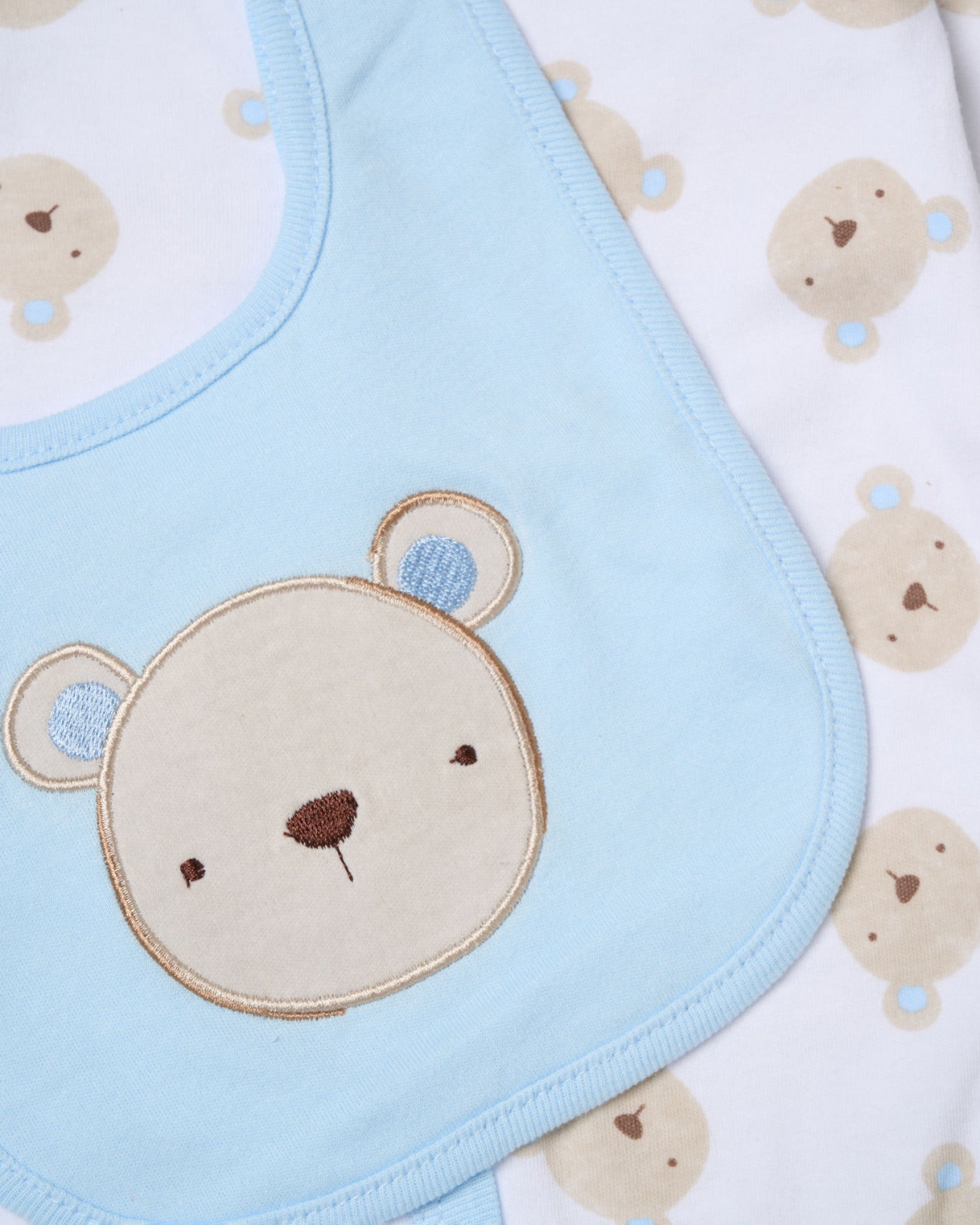Baby Bear 5 Piece Newborn Gift Set in Sky Blue | Baby Boy Gift Set | Adorababy.co.uk