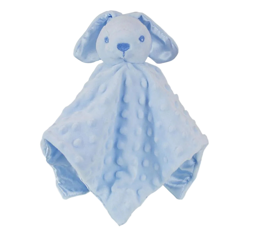 SOFT TOUCH Soft Baby Comforter - Blue Bunny - AdoraBaby.co.uk