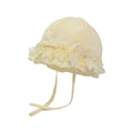 SOFT TOUCH Lemon Baby Sun Hat with Lace Trim & Bow - AdoraBaby.co.uk