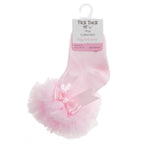 TICK TOCK Pink Bow 'Tutu' Socks - The Baby Place/ AdoraBaby.co.uk