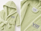 Very Important Baby Mint Bathrobe, Bib & Slippers Gift Set