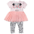 LILY & JACK Baby Girls Pink Dalmation Doggie Tutu Dress & Leggings Set - The Baby Place