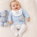 Baby Boys 'Little Team' 5 Piece Newborn Outfit Set - Blue