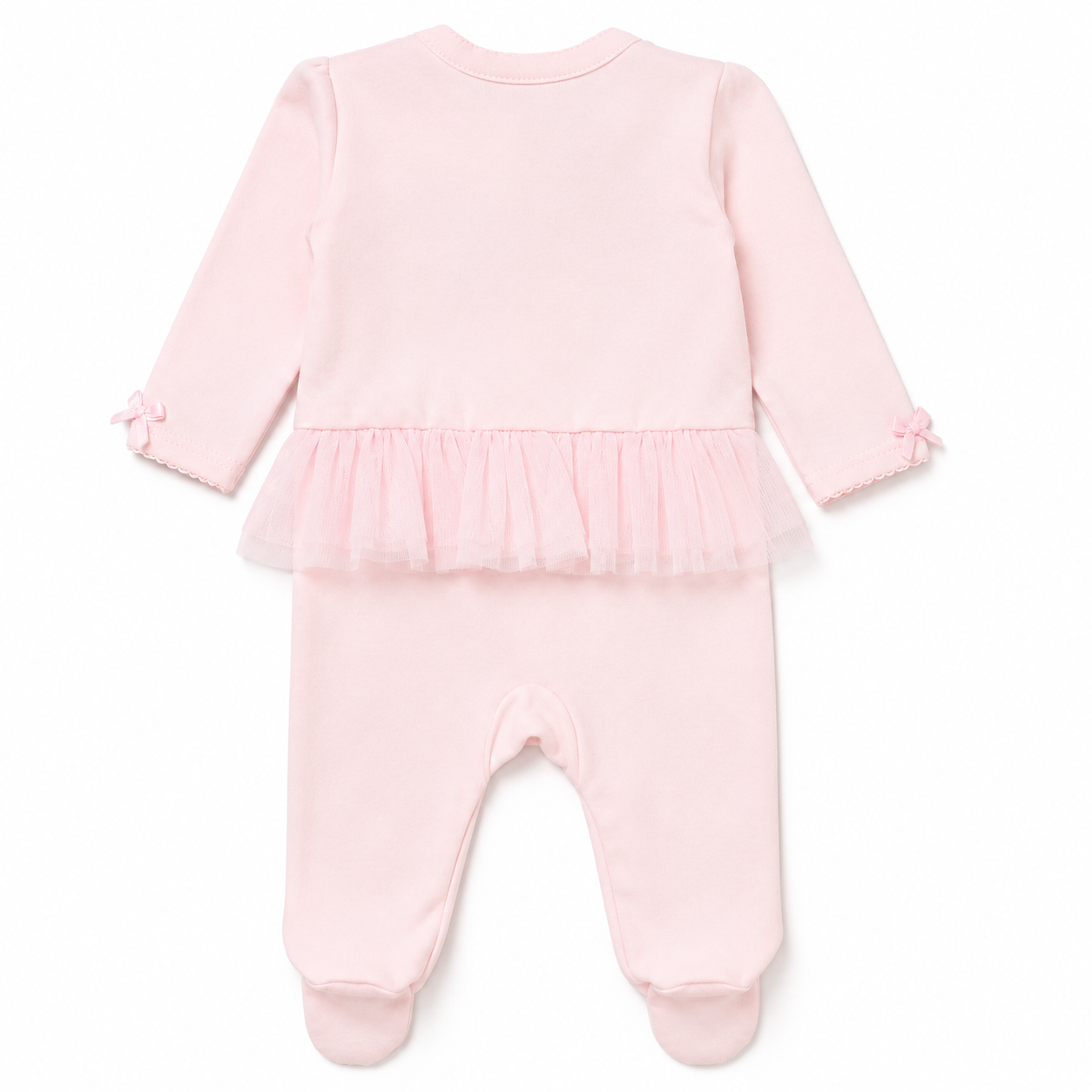Rock A Bye Baby Girls Pink Tutu All In One & Headband Set