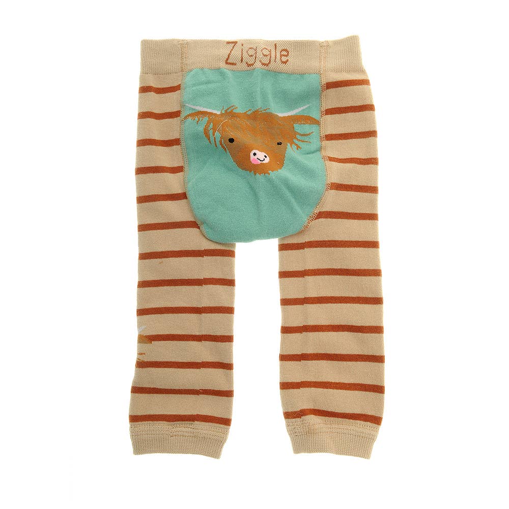 Highland Cow Leggings and Socks Set: Highland Cow