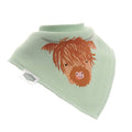 Ziggle Baby Highland Cow Dribble bib