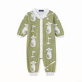 Baby Boys Green Golf Knit Romper