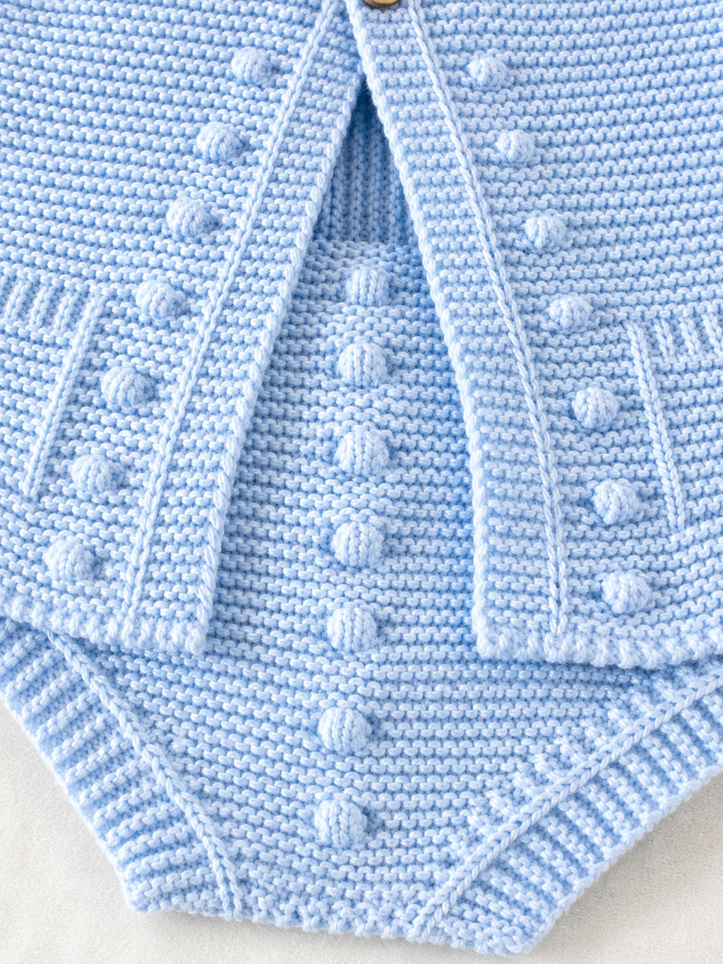Baby Blue Boys 3 Piece Knitted Set