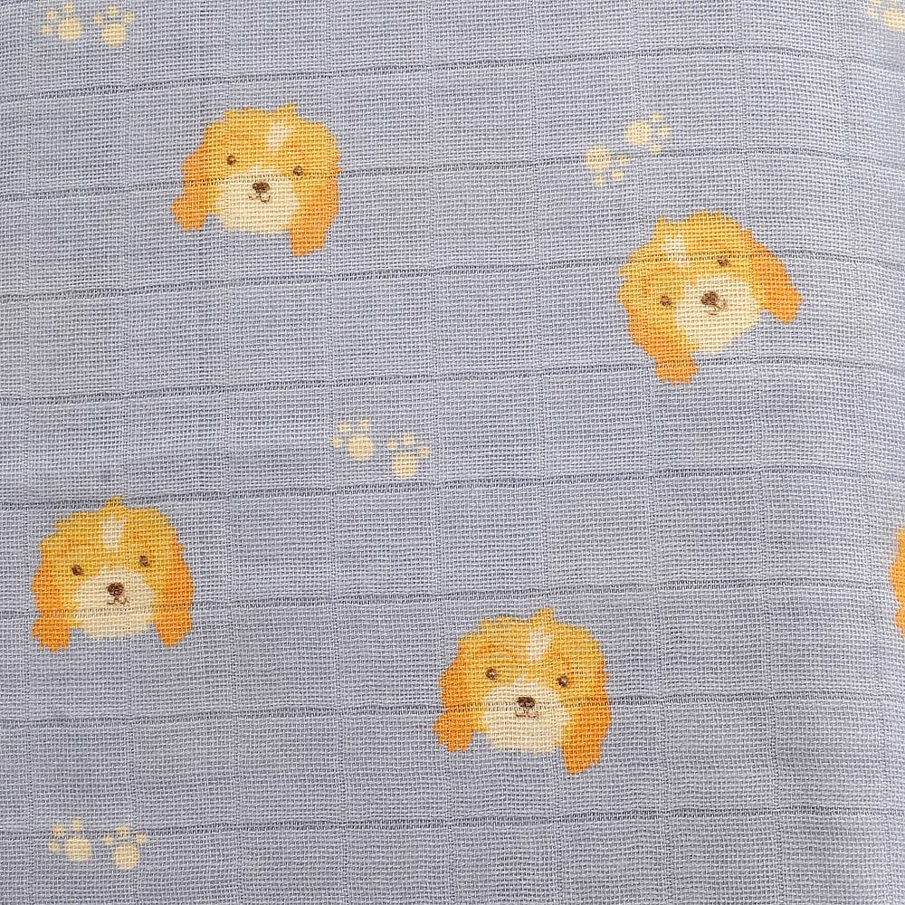 Blue Cockapoo Baby Muslin