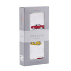 NEWCASTLE CLASSICS Vintage Cars - Natural Bamboo Muslin Swaddle - AdoraBaby
