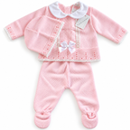 Fruit de Ma Passion Pink Knitted Newborn Baby Gift Box Set
