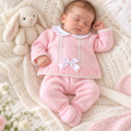 Fruit de Ma Passion Pink Knitted Newborn Baby Gift Box Set